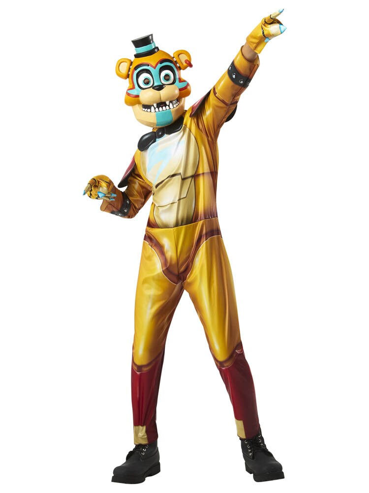 Glamrock Freddy Kinderkostüm 10-12 Jahre (140-148 cm)