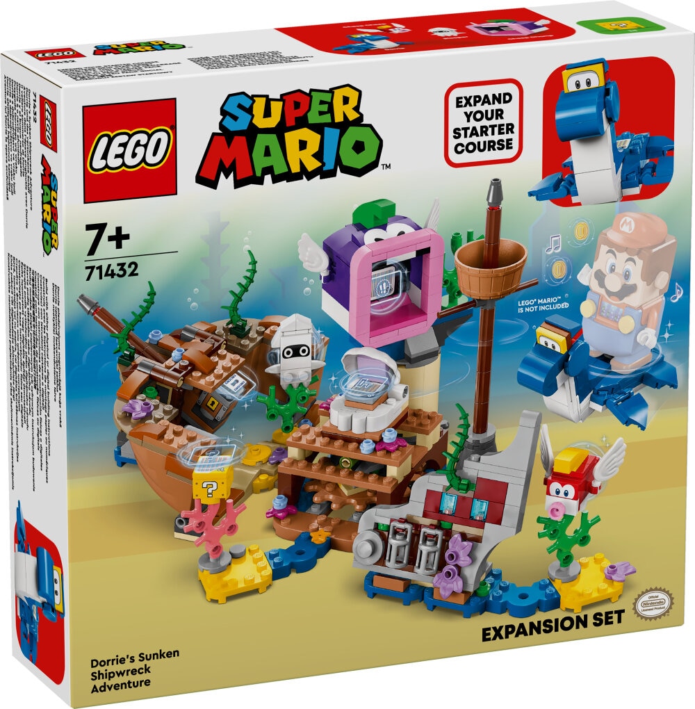 LEGO Super Mario - Dorrie und das versunkene Schiff – Erweiterungsset 7+