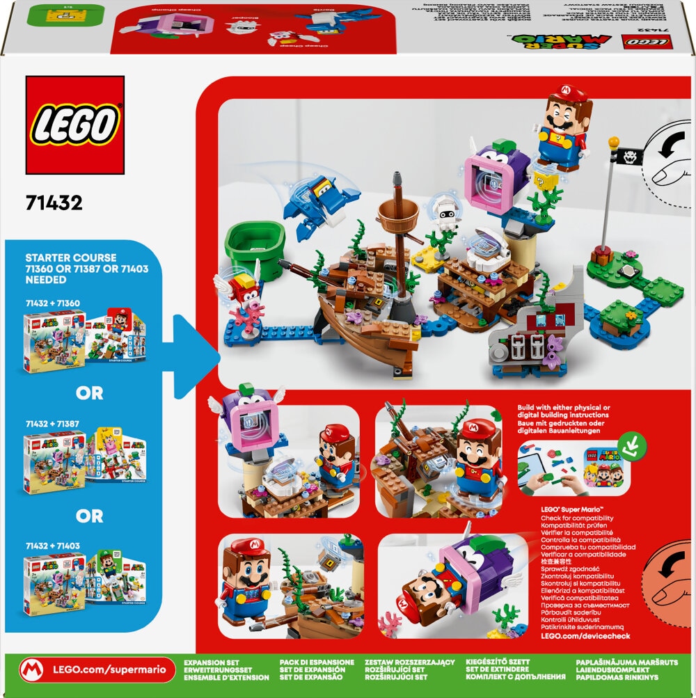 LEGO Super Mario - Dorrie und das versunkene Schiff – Erweiterungsset 7+