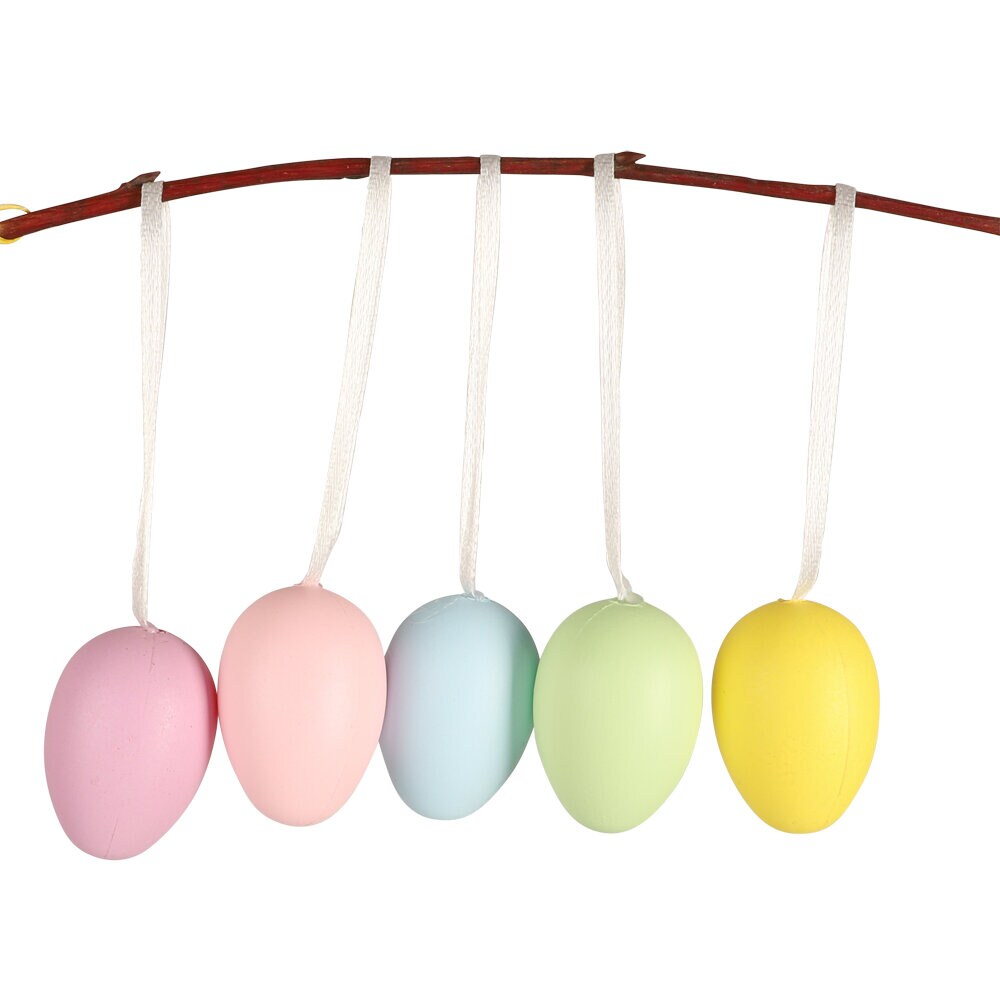 Osterdekoration - Eier in Pastellfarben 12er-Pack