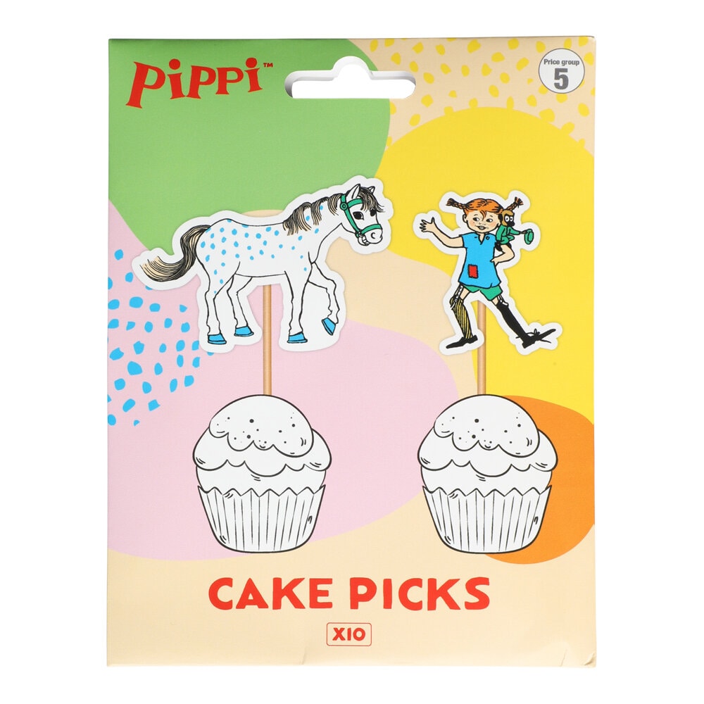 Pippi Langstrumpf - Kuchenstecker 10er-Pack