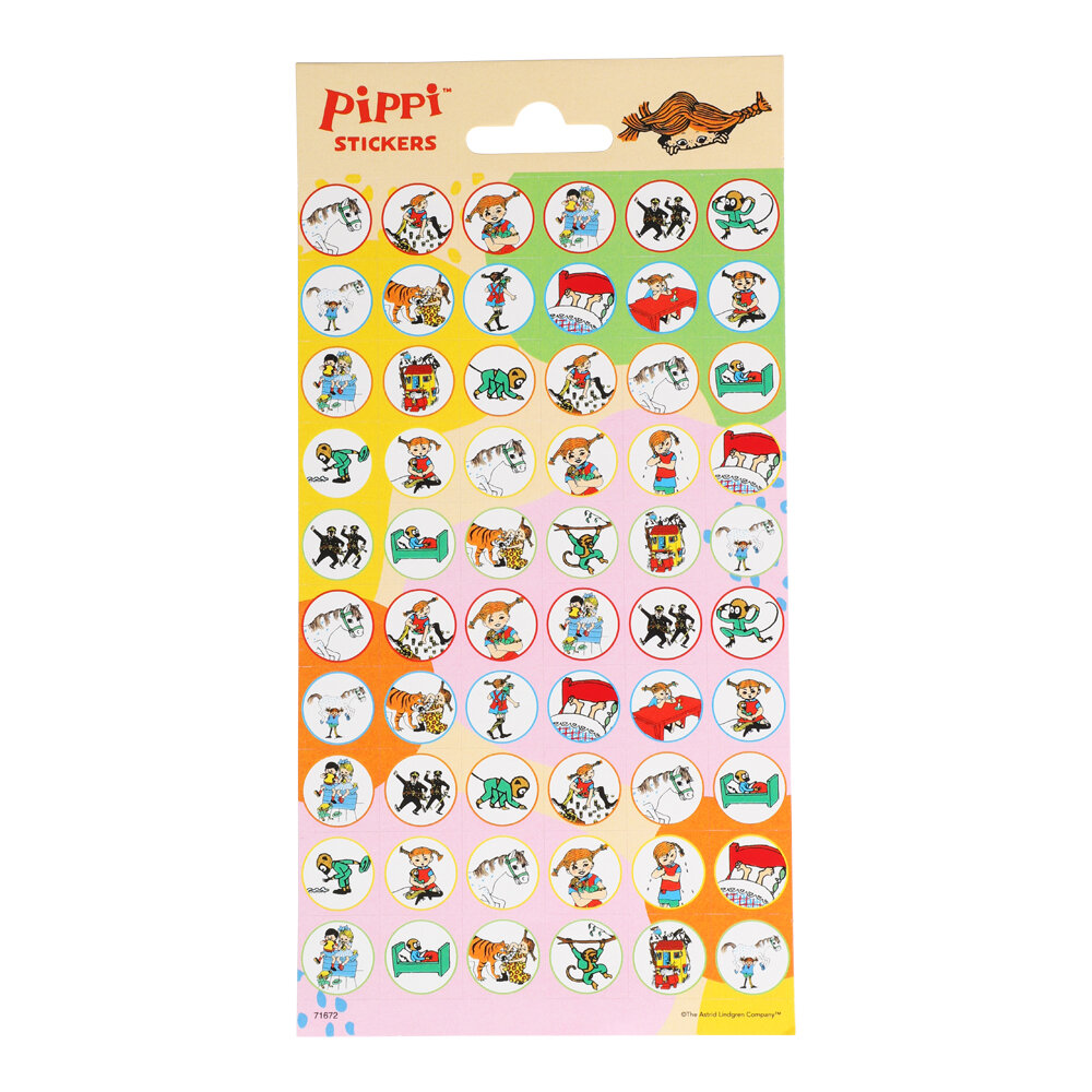 Pippi Langstrumpf Sticker 60er-Pack