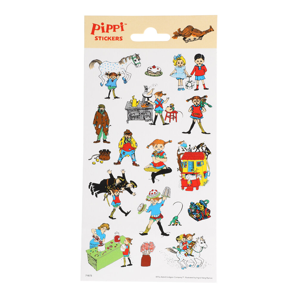 Pippi Langstrumpf Sticker