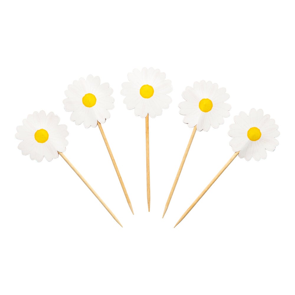 Daisy - Cupcake Topper 10er-Pack