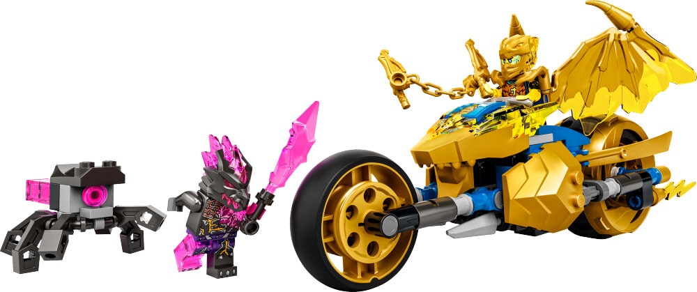 LEGO Ninjago - Jays Golddrachen-Motorrad 7+