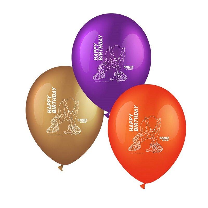 Sonic Prime - Ballons 6er-Pack