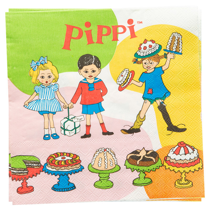 Pippi Langstrumpf - Servietten 16 Stück