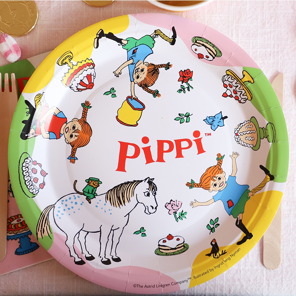 Pippi Langstrumpf - Teller 8er Pack