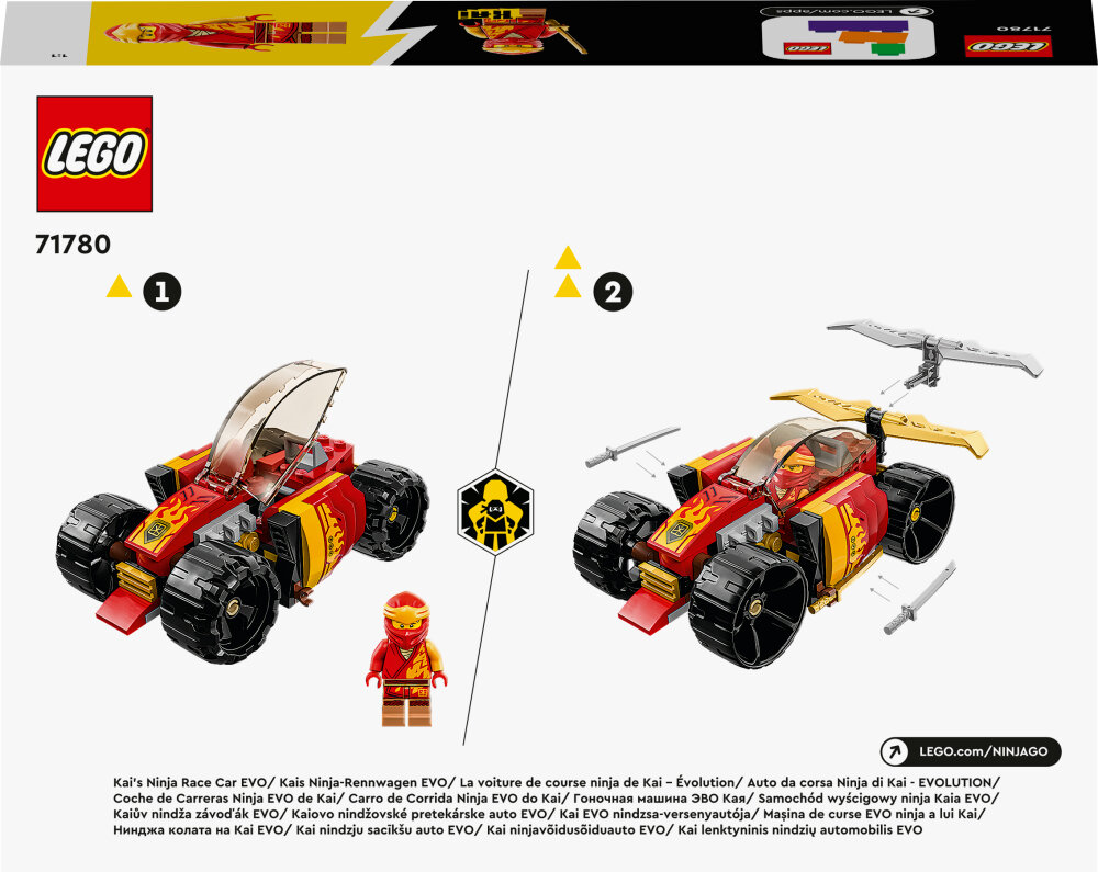 LEGO Ninjago - Kais Ninja-Rennwagen EVO 6+