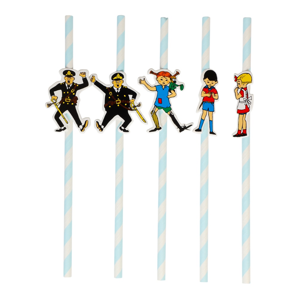 Pippi Langstrumpf - Strohhalme 10er-Pack