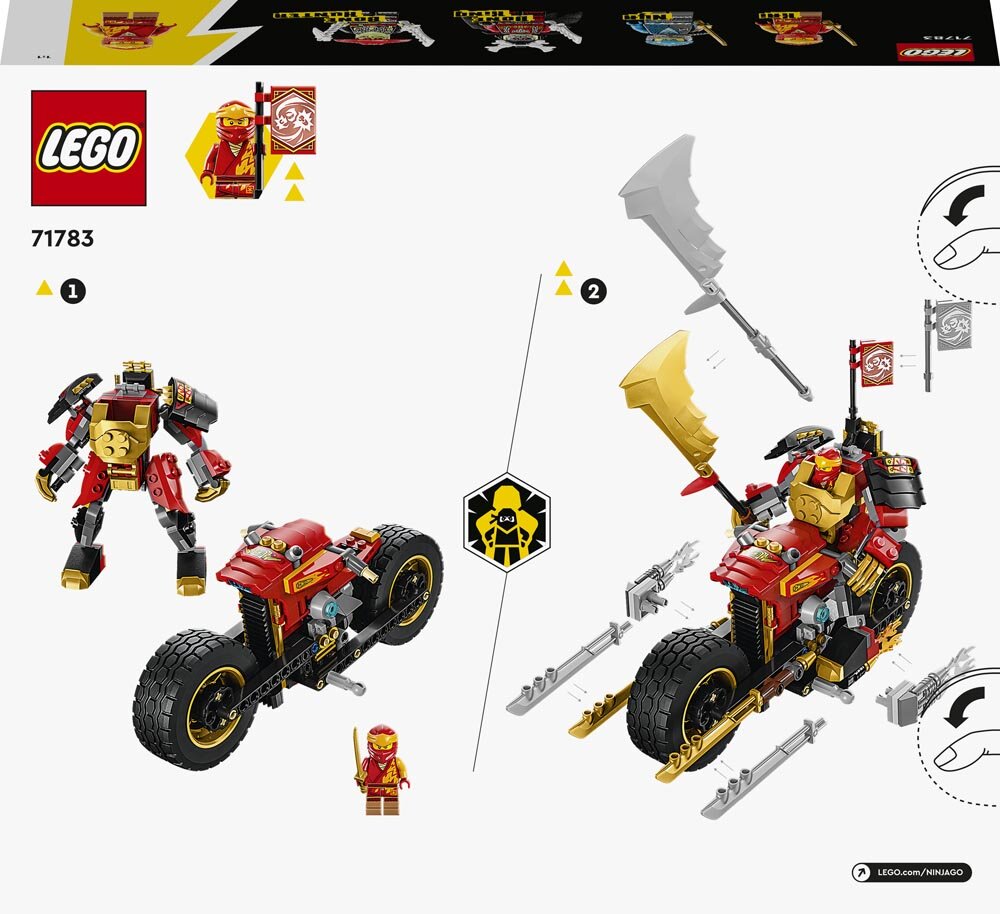LEGO Ninjago - Kais Mech-Bike EVO 7+