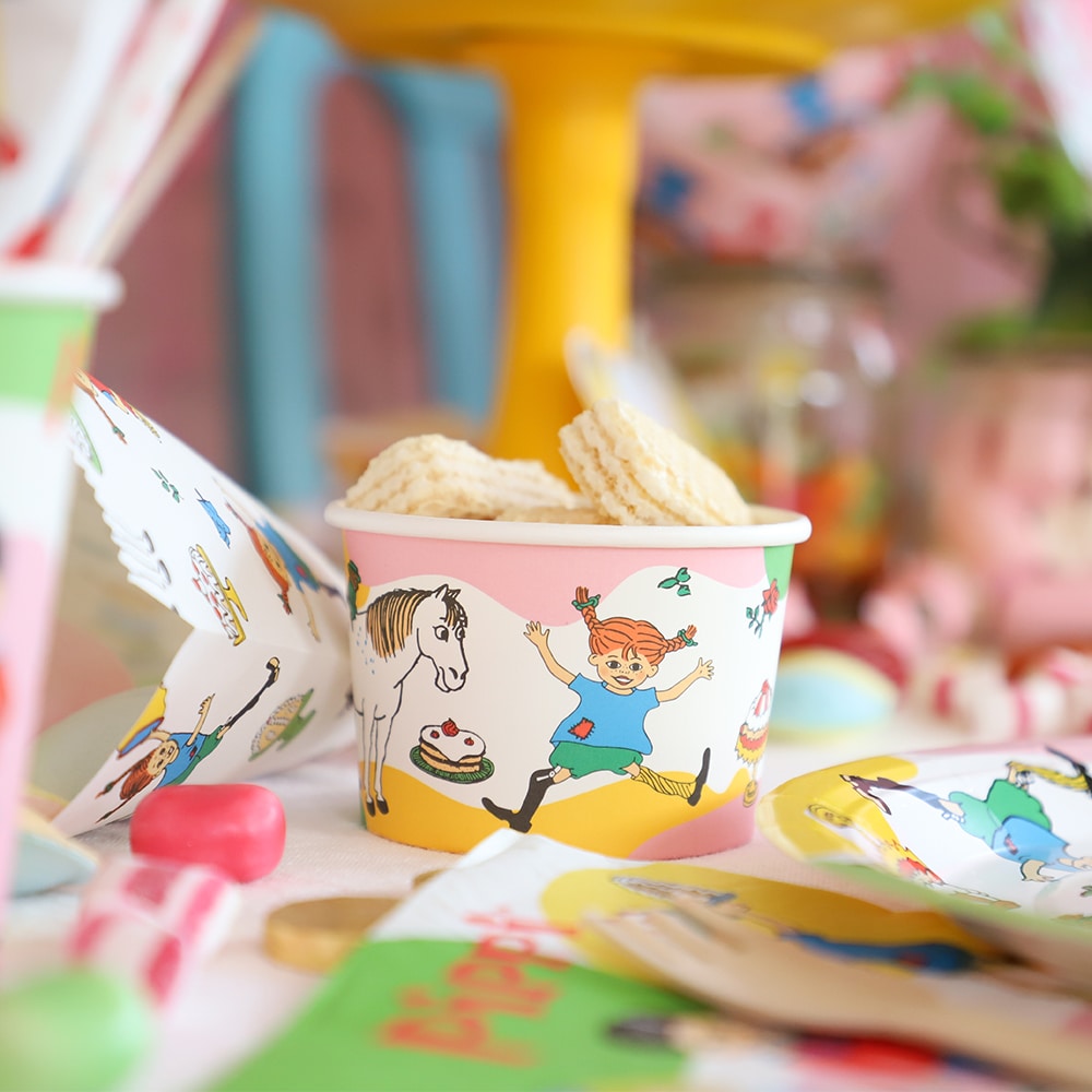 Pippi Langstrumpf - Eisbecher 8er-Pack