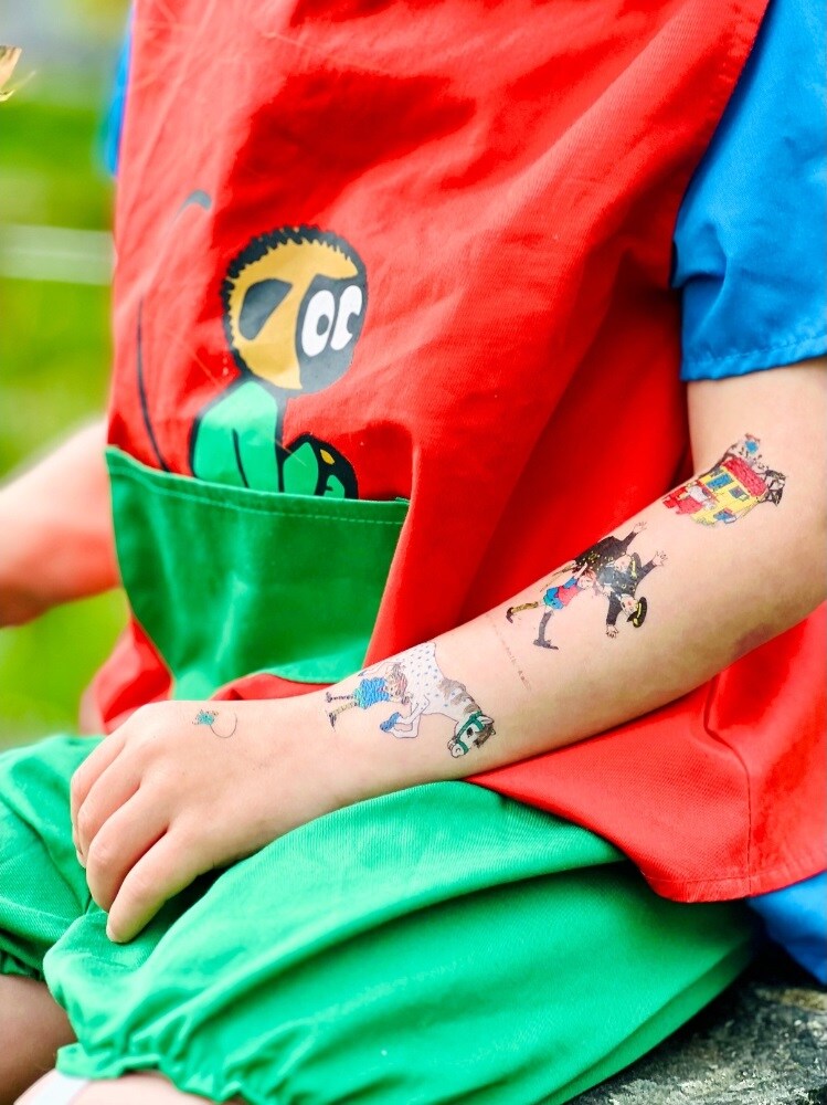 Pippi Langstrumpf - Tattoos 11er-Pack