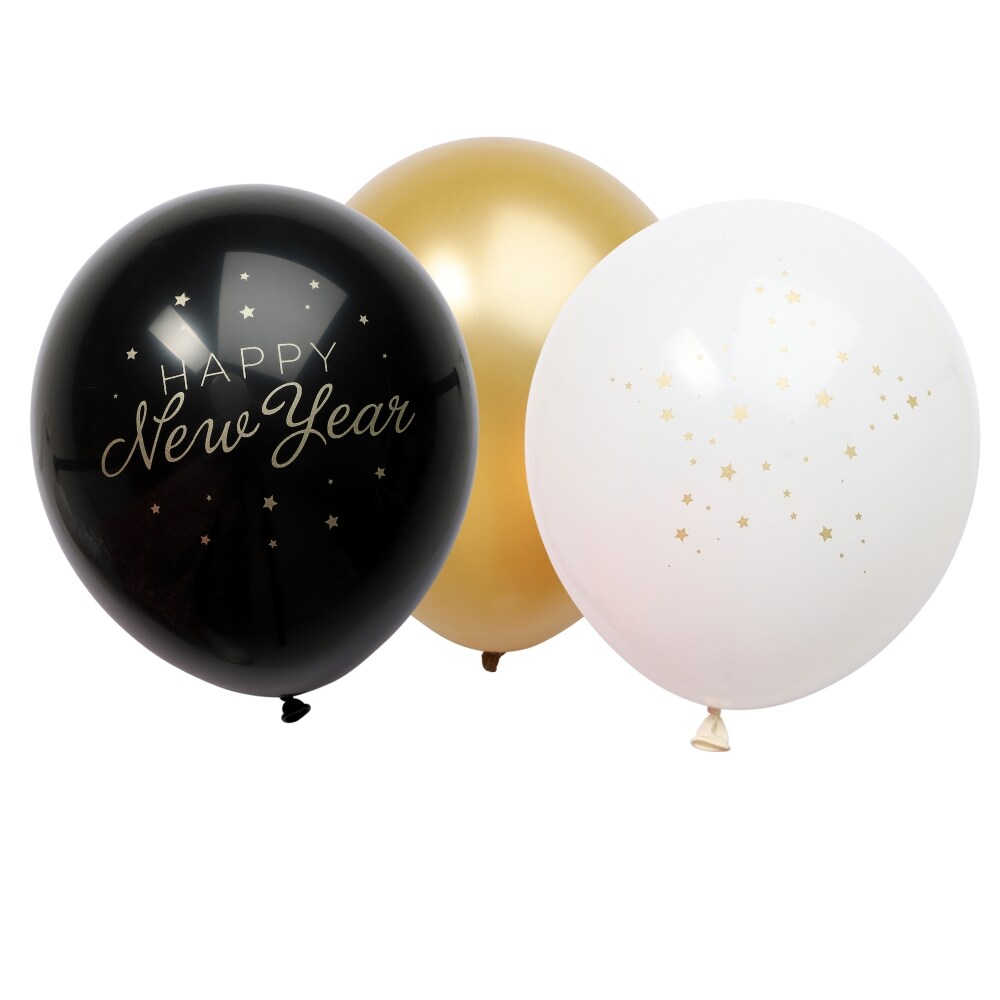 Ballonmix Happy New Year 6er-Pack
