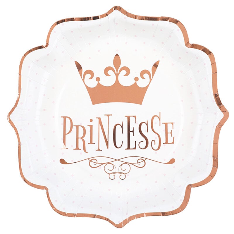 Prinzessin - Teller 10er-Pack