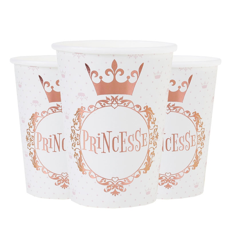 Prinzessin - Pappbecher 10er-Pack