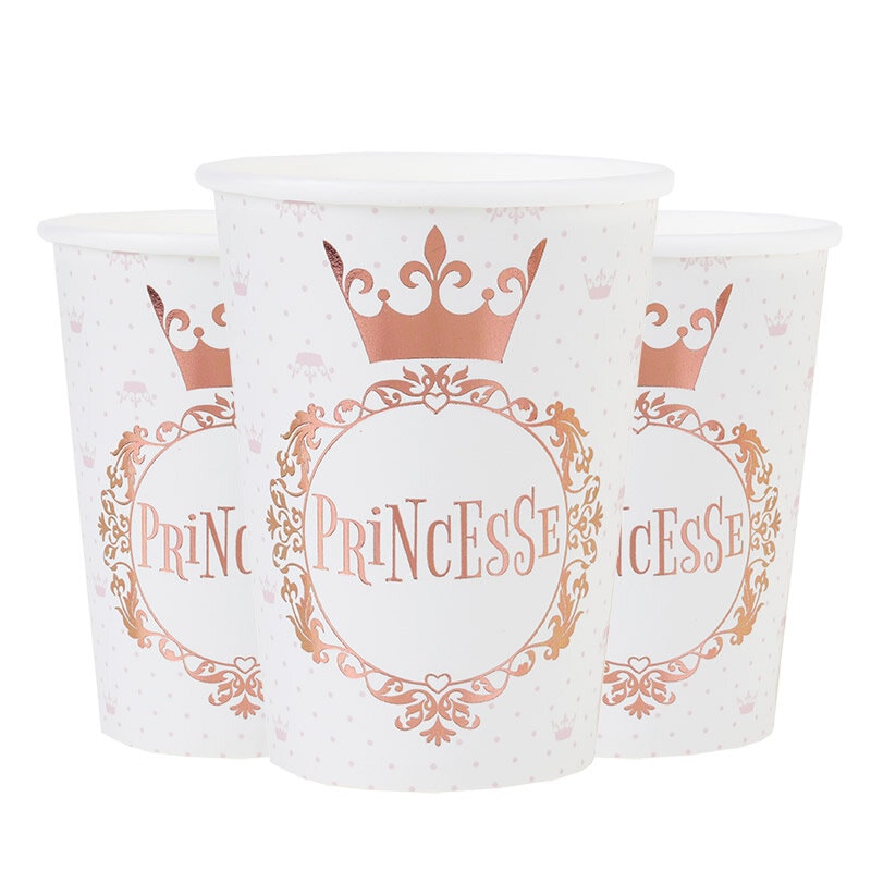 Prinzessin - Pappbecher 10er Pack