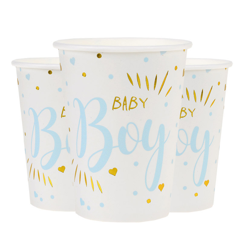 Baby Boy - Pappbecher 10er-Pack