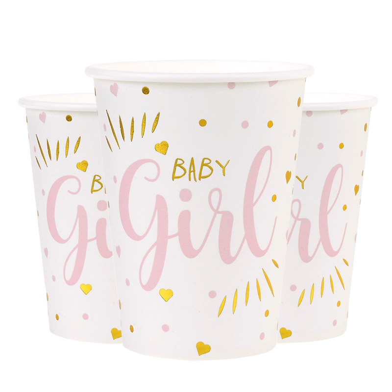 Baby Girl - Pappbecher 10er Pack