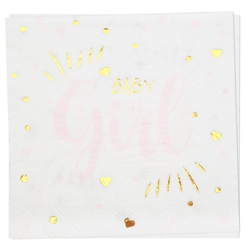 Baby Girl - Servietten 20er-Pack