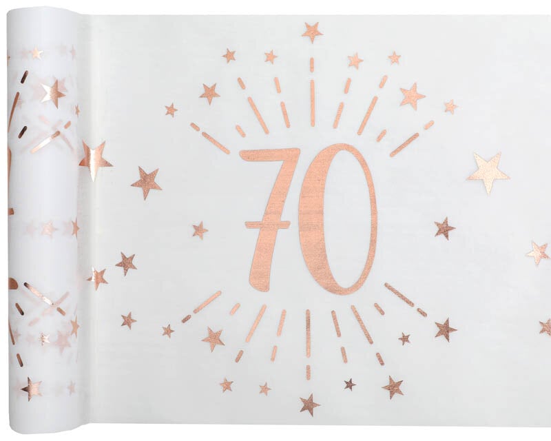 Tischläufer 70. Geburtstag 5 Meter