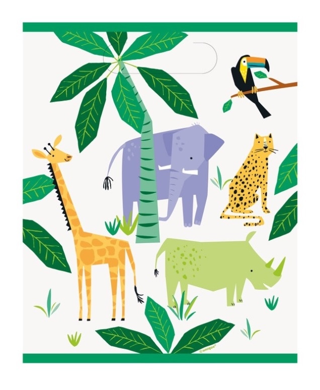 Safari Animal - Geschenktüten 8er-Pack