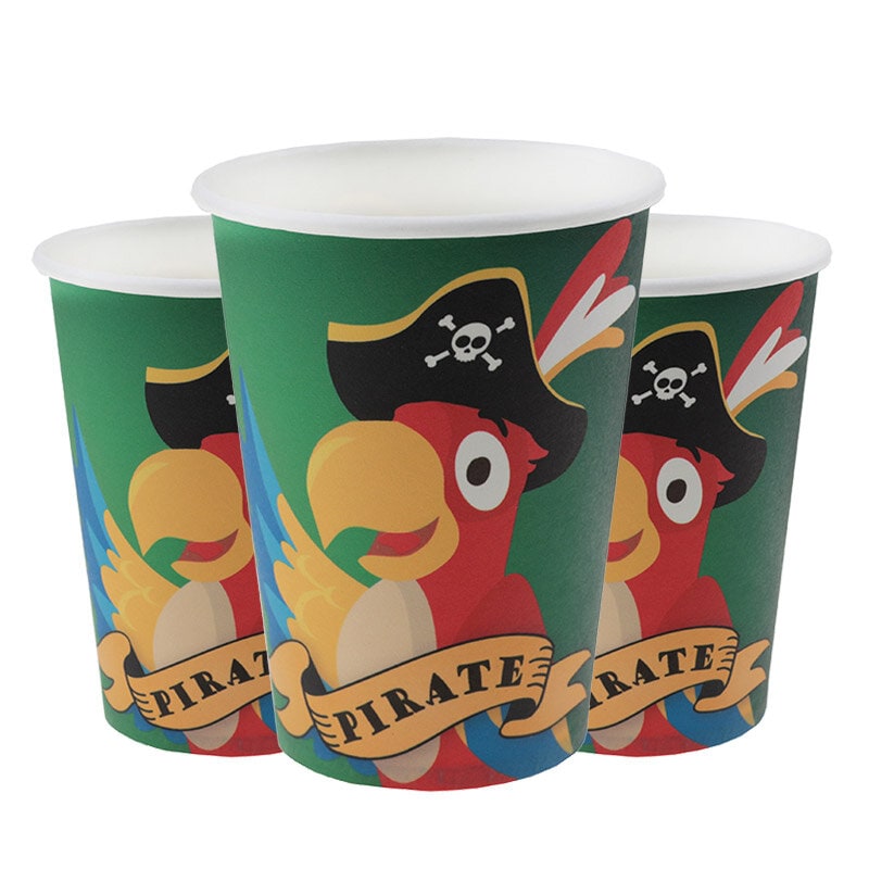 Kleine Piraten - Pappbecher 10er-Pack