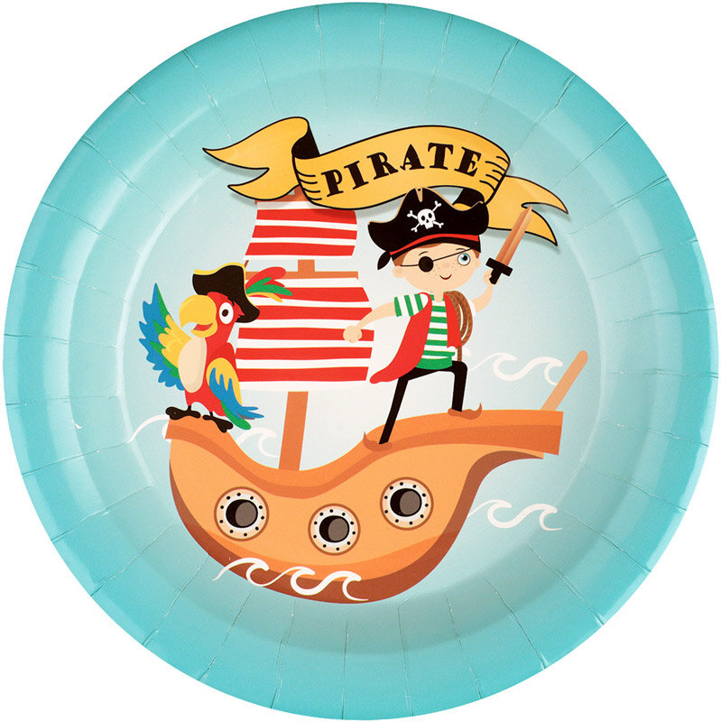 Kleine Piraten - Teller 10er-Pack
