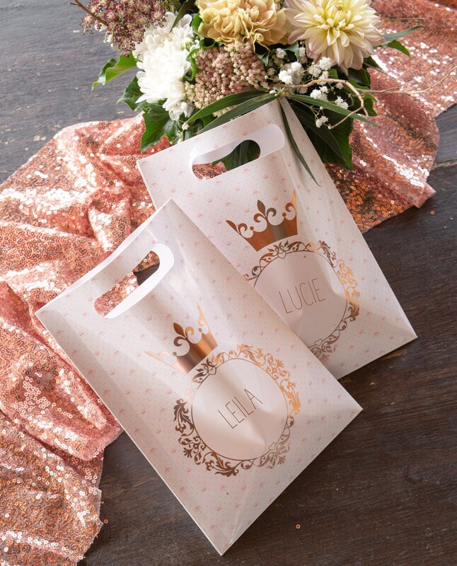 Princess - Geschenktüten aus luxuriösem Papier 10er-Pack