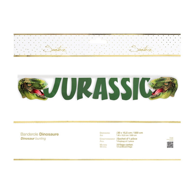 Dinosaurier - Girlande Jurassic 5 Meter