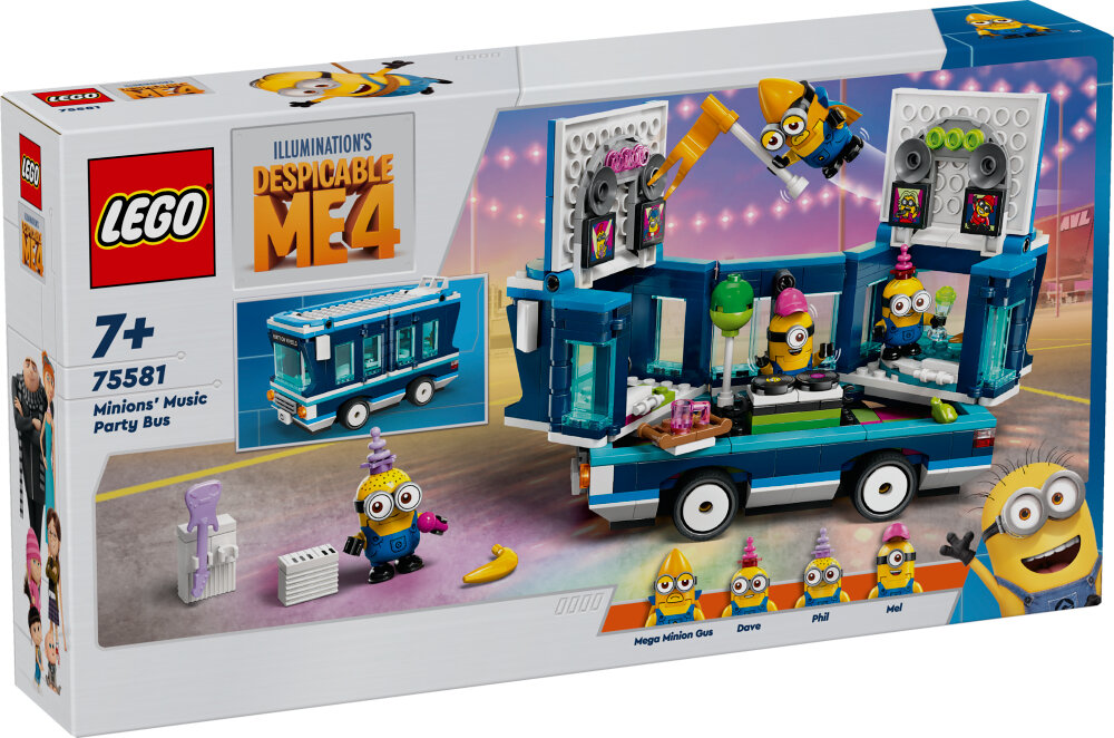 LEGO Minions - Minions und der Party Bus 7+