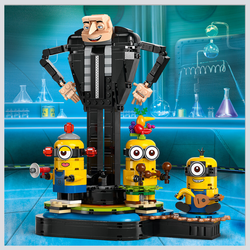 LEGO Minions - Gru und die Minions aus LEGO Steinen 9+