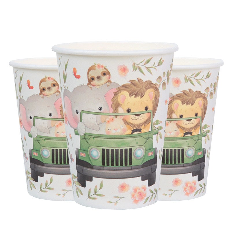 Baby Safari - Pappbecher 10er-Pack