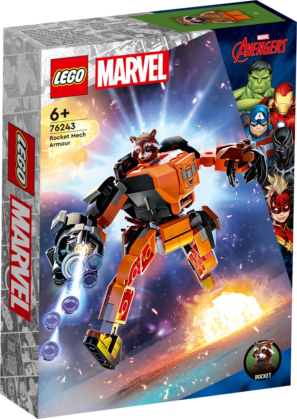 LEGO Marvel - Rocket Mech 6+