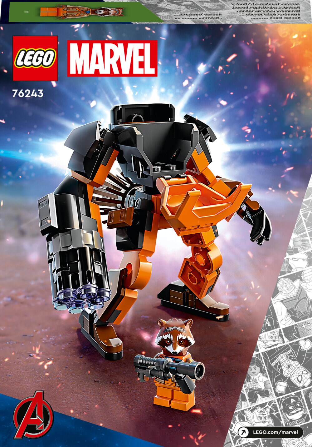LEGO Marvel - Rocket Mech 6+