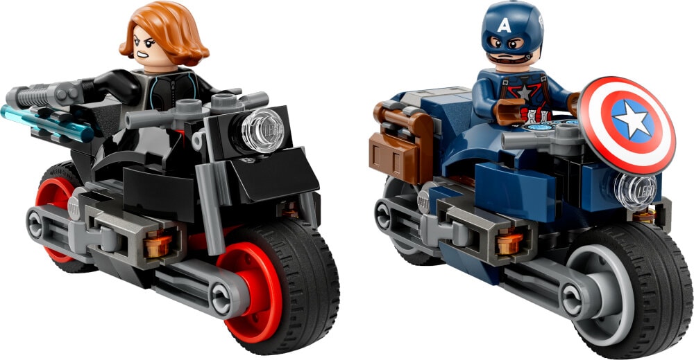 LEGO Avengers - Black Widows & Captain Americas Motorräder 6+