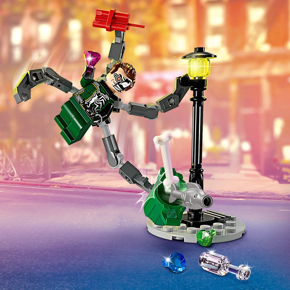 LEGO Marvel - Motorrad-Verfolgungsjagd: Spider-Man vs. Doc Ock 6+