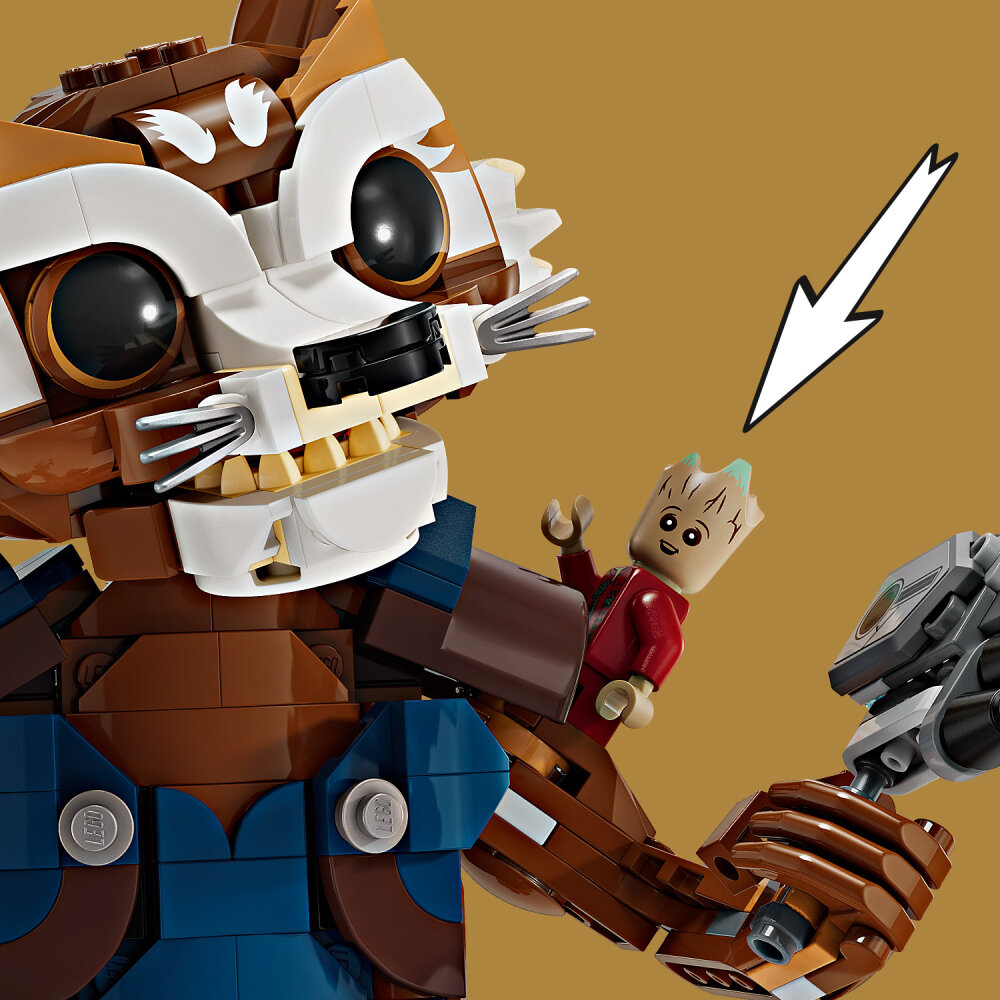 LEGO Marvel - Rocket & Baby Groot 10+