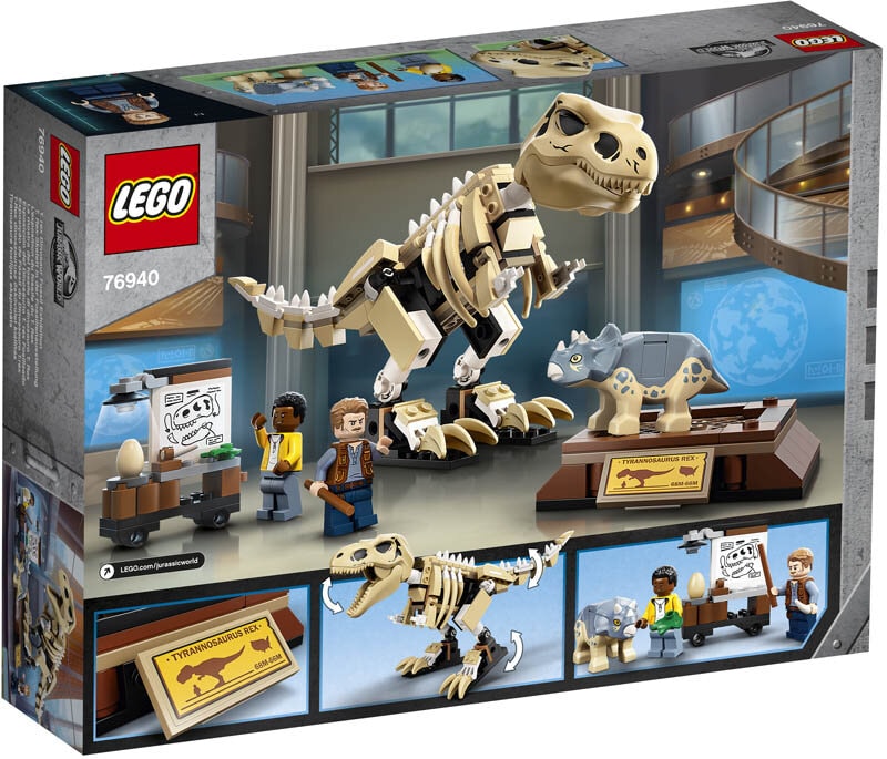 LEGO Jurassic World - T. Rex-Skelett in der Fossilienausstellung 7+