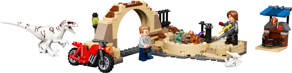 LEGO Jurassic World - Atrociraptor: Motorradverfolgungsjagd 6+