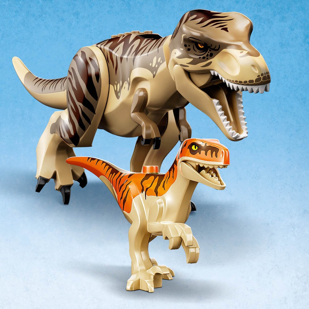 LEGO Jurassic World - T. Rex & Atrociraptor: Dinosaurier-Ausbruch 8+
