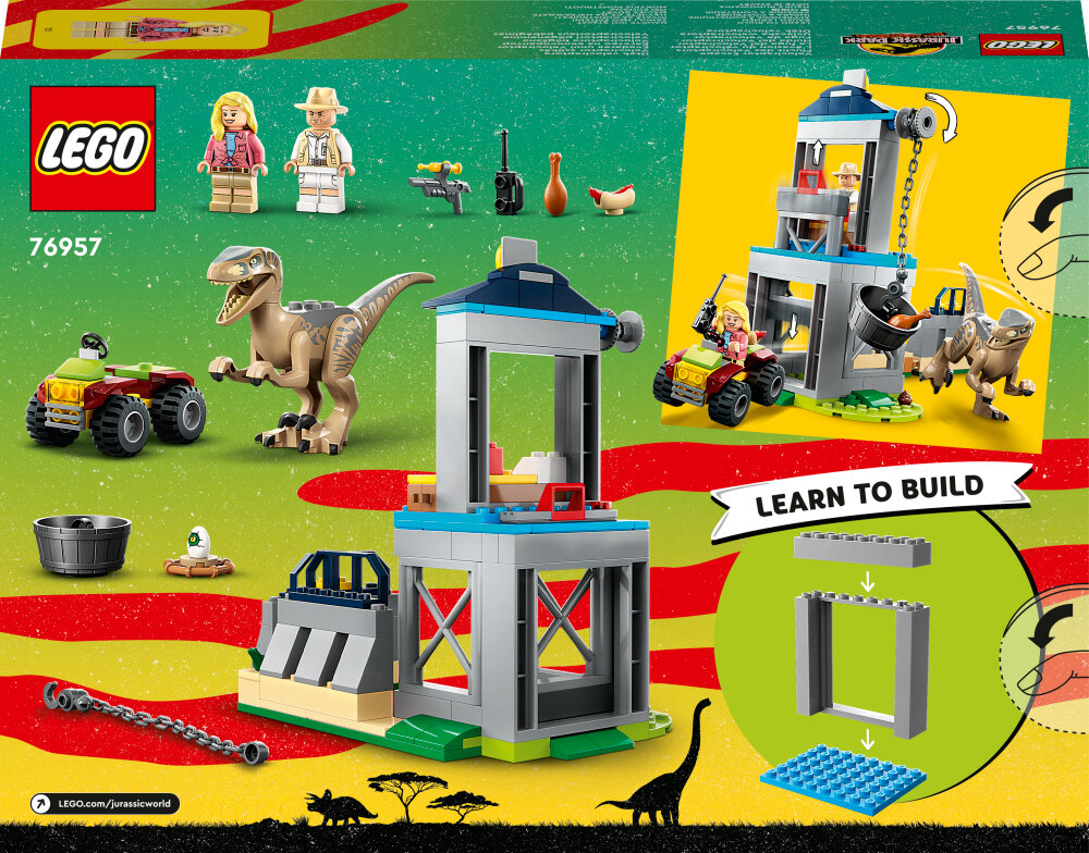 LEGO Jurassic World - Flucht des Velociraptors 4+