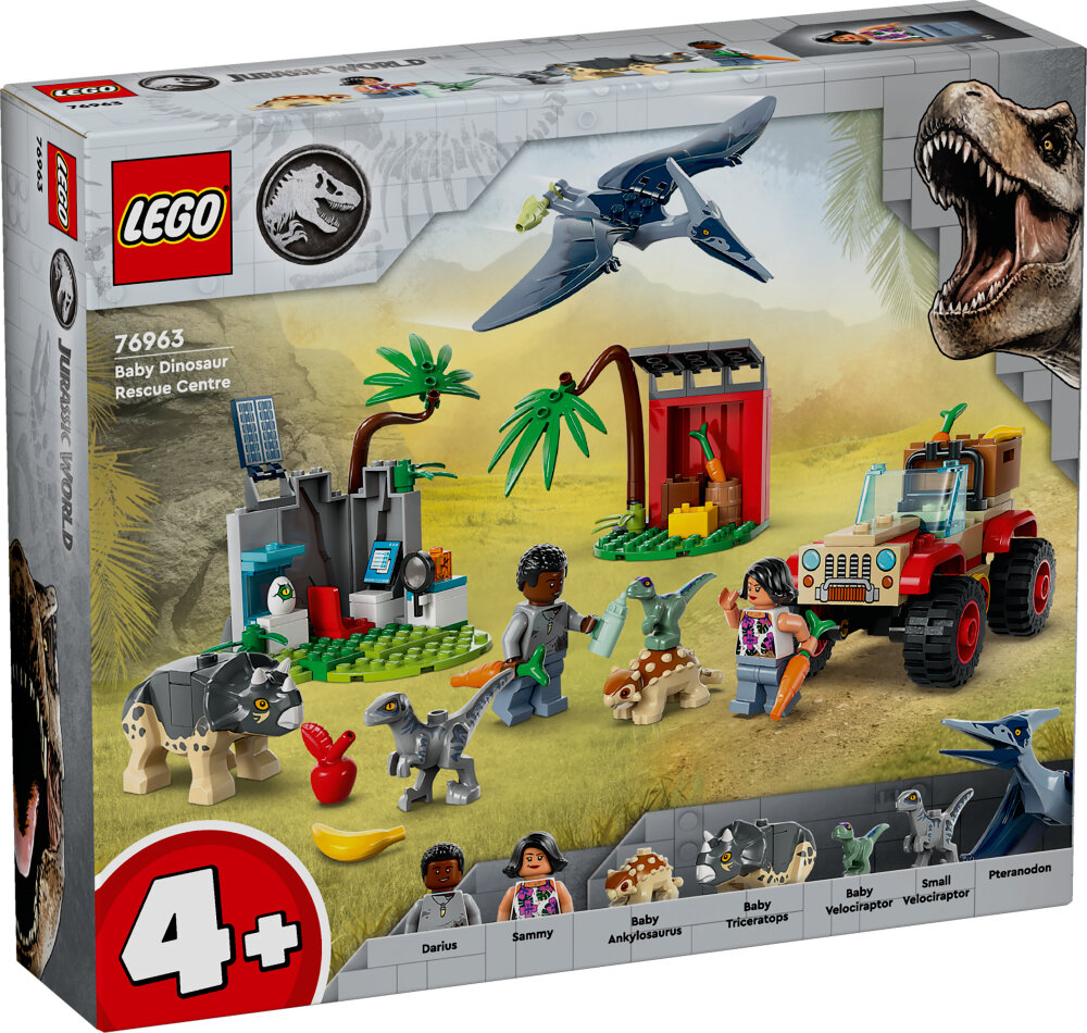 LEGO Jurassic World - Rettungszentrum für Baby-Dinos 4+