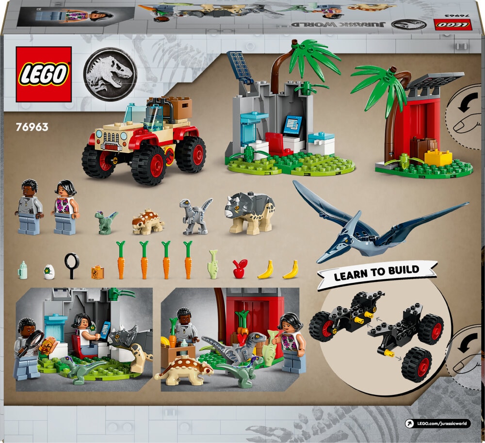 LEGO Jurassic World - Rettungszentrum für Baby-Dinos 4+