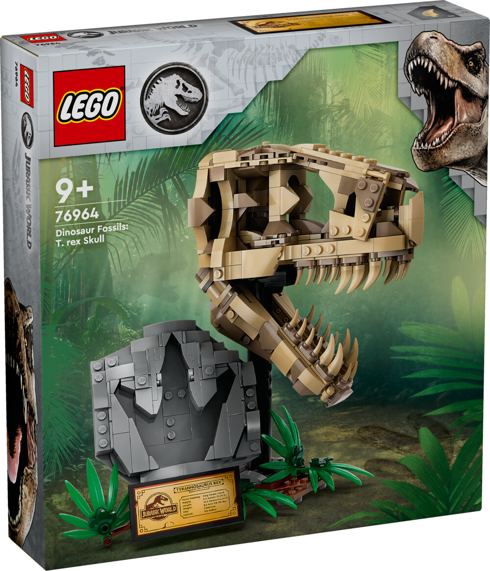 LEGO Jurassic World - Dinosaurier-Fossilien: T-rex-Kopf 9+