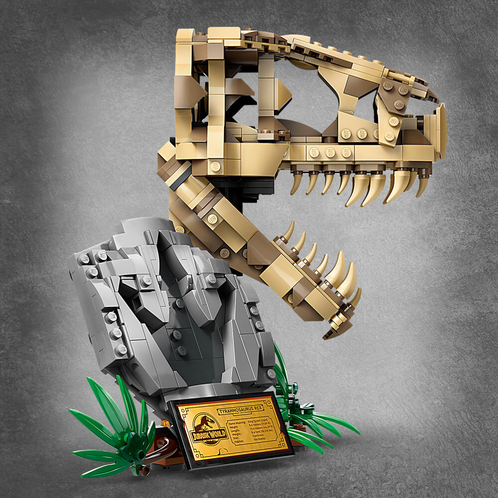 LEGO Jurassic World - Dinosaurier-Fossilien: T-rex-Kopf 9+