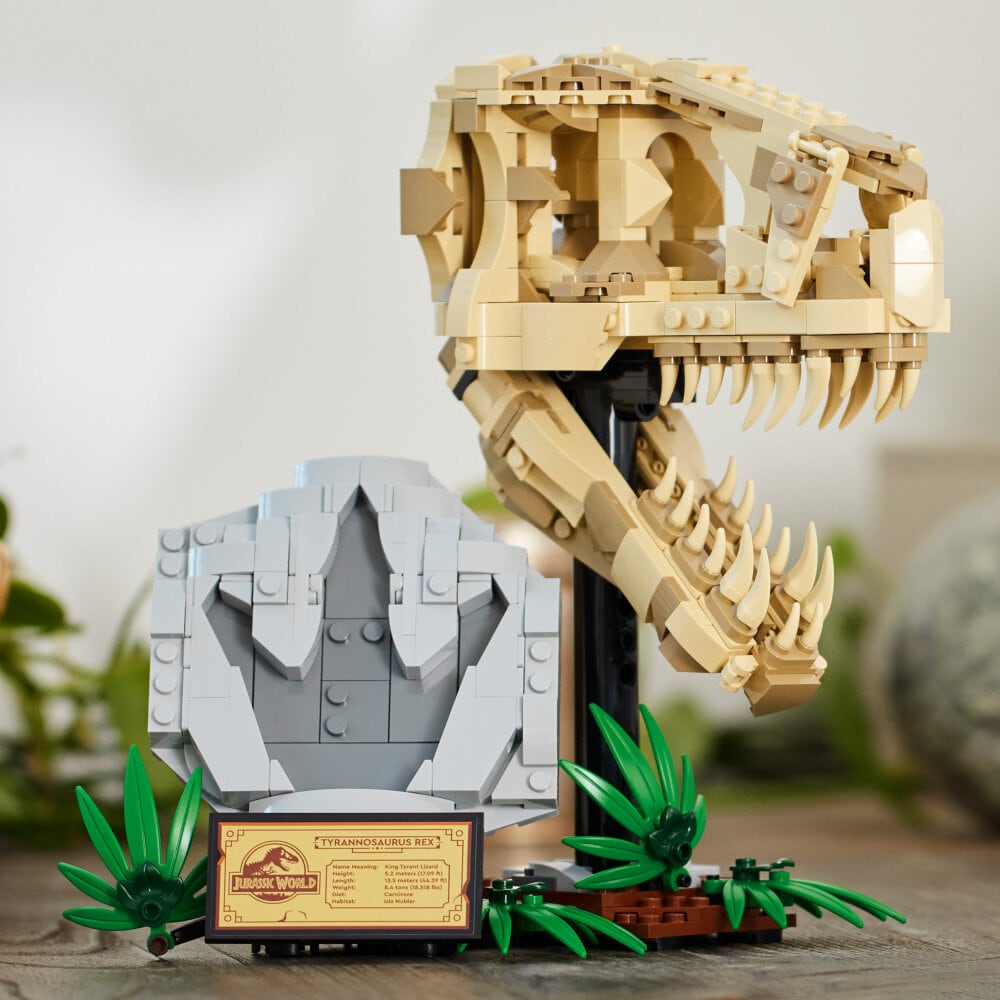 LEGO Jurassic World - Dinosaurier-Fossilien: T-rex-Kopf 9+