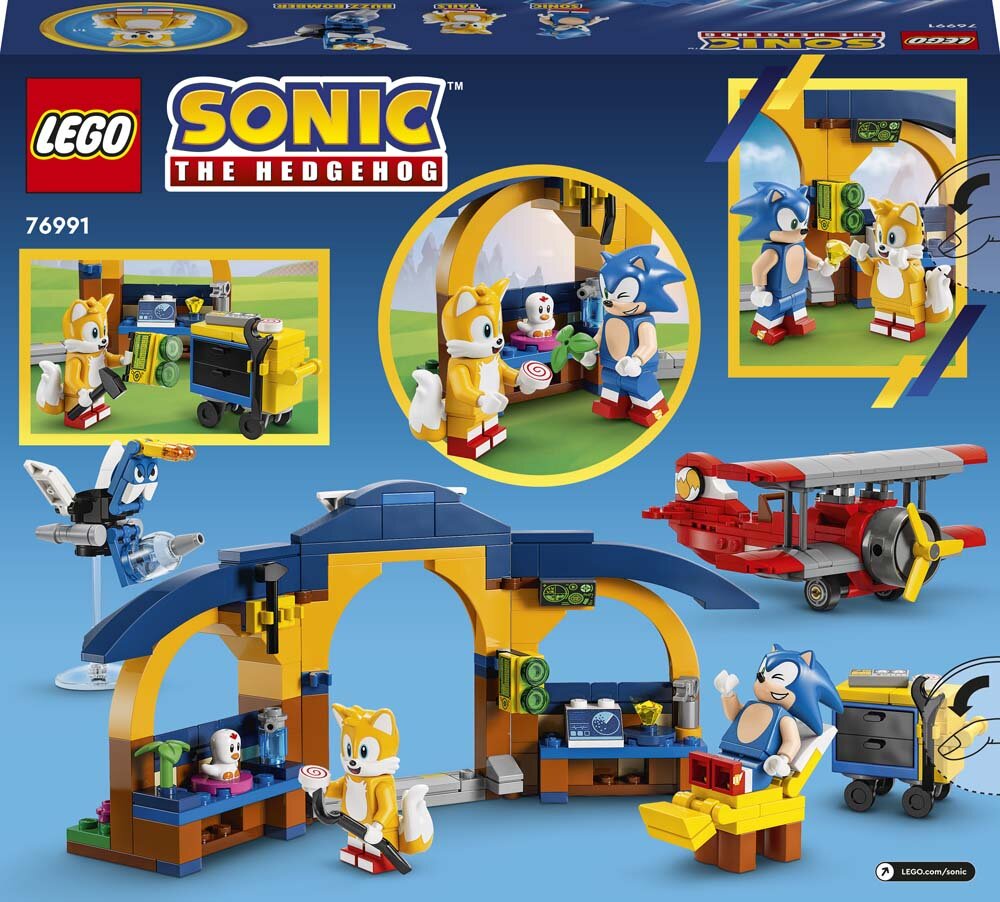 LEGO Sonic The Hedgehog - Tails‘ Tornadoflieger mit Werkstatt 6+