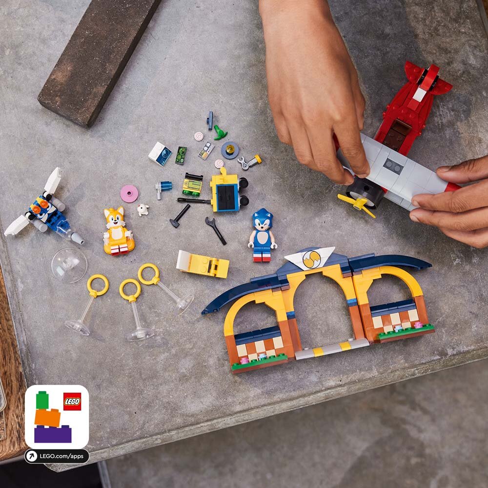 LEGO Sonic The Hedgehog - Tails‘ Tornadoflieger mit Werkstatt 6+