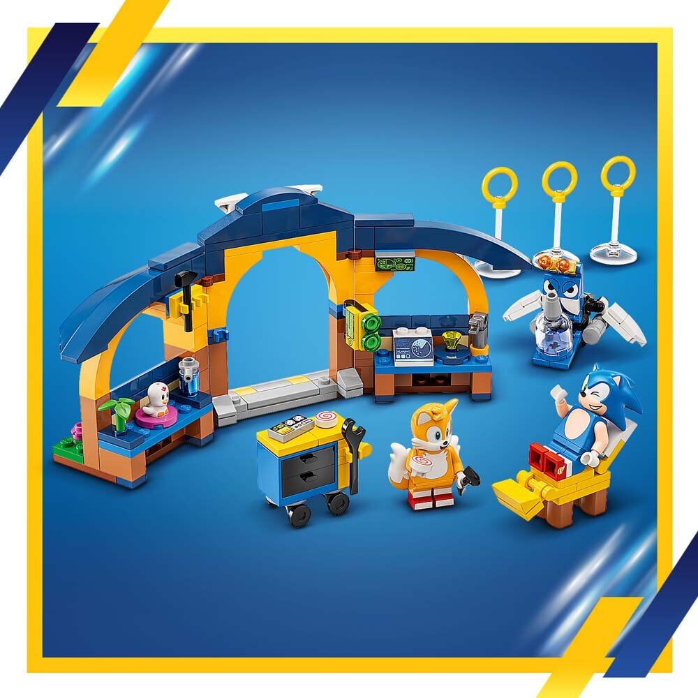 LEGO Sonic The Hedgehog - Tails‘ Tornadoflieger mit Werkstatt 6+